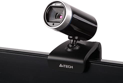 CAMERA web A4TECH, Full HD rez 1920 x 1080, USB 2.0, microfon, negru, "PK-910H" — miniatură