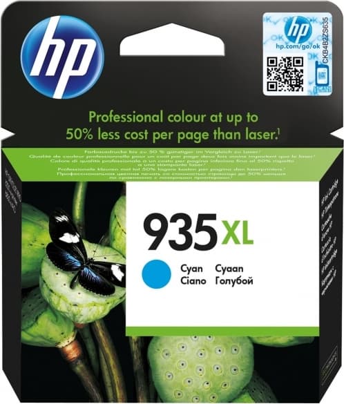 Cartus Cerneala Original HP Cyan, nr.935XL, pentru OfficeJet Pro 6830, "C2P24AE"