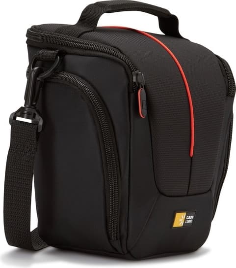GEANTA pt. camera compacta, CASE LOGIC, buzunar intern | buzunar lateral x 2, curea detasabila, negru, "DCB306K"/3201025