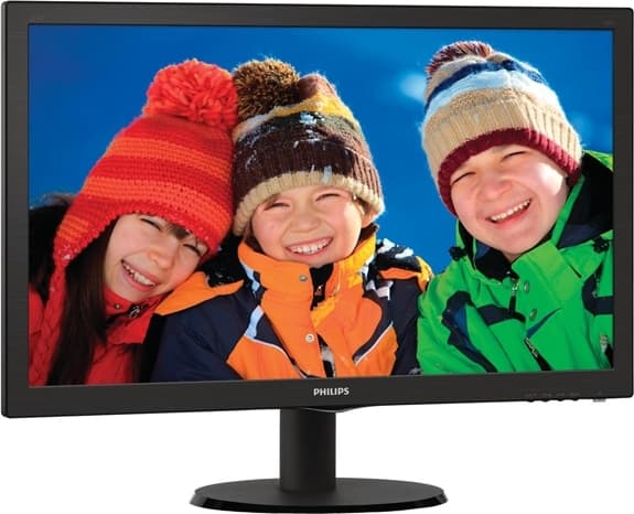 MONITOR PHILIPS 21.5", home, office, TN, Full HD (1920 x 1080), Wide, 250 cd/mp, 5 ms, VGA, DVI, "223V5LSB/00"