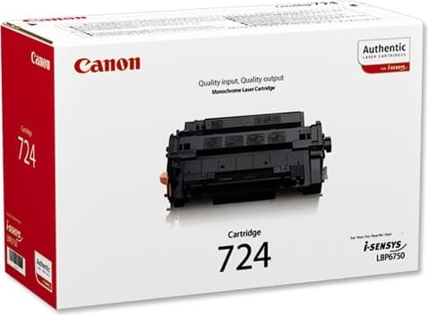 Toner Original Canon Black, CRG-724, pentru LBP-6750|LBP-6780|MF-512|MF-515, 6K, "CR3481B002AA"