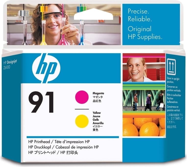 Cap Printare Original HP Magenta/Yellow, nr.91, pentru DesignJet Z6100, "C9461A"