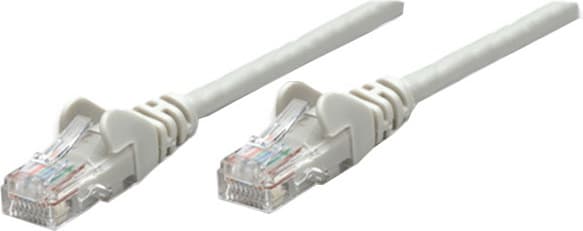 PATCH CORD UTP INTELLINET Cat5e, cupru-aluminiu, 0.5 m, alb, AWG26, "318228"