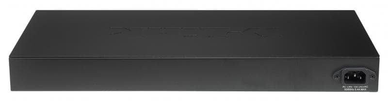 SWITCH PoE D-LINK Smart 24 porturi 10/100Mbps (24 PoE) + 2 porturi Gigabit + 2 porturi combo SFP, IEEE 802.3af/at, carcasa metalica, "DES-1210-28P" — miniatură