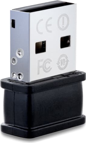 ADAPTOR RETEA Tenda AX300, extern wireless 2.4 GHz, USB 2.0 port, 300 Mbps, antena interna x 1, Wi-Fi 6 "W311MI" — miniatură