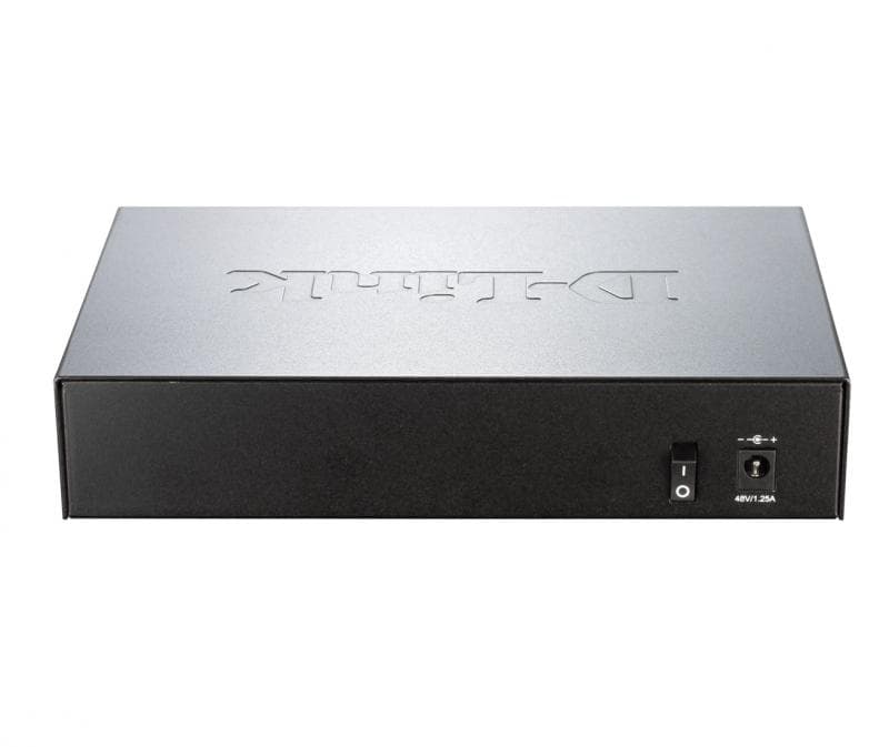SWITCH D-LINK PoE 8 porturi Gigabit (4 PoE+), IEEE 802.3at/af, carcasa metalica, "DGS-1008P"