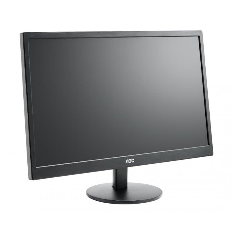 MONITOR AOC 21.5", home, office, TN, Full HD (1920 x 1080), Wide, 200 cd/mp, 5 ms, VGA, HDMI, "E2270SWHN" — miniatură