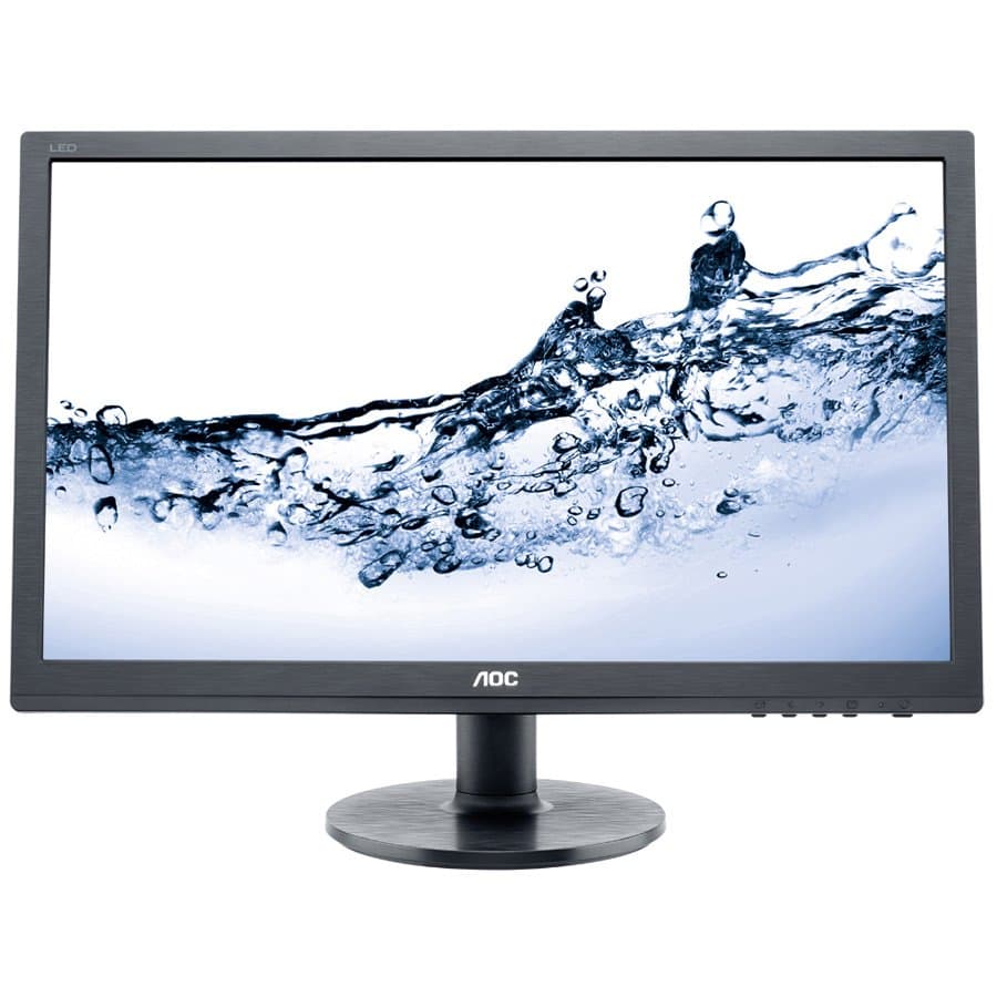 MONITOR AOC 24", home, office, TN, Full HD (1920 x 1080), Wide, 250 cd/mp, 1 ms, VGA, DVI, HDMI, "E2460SH"