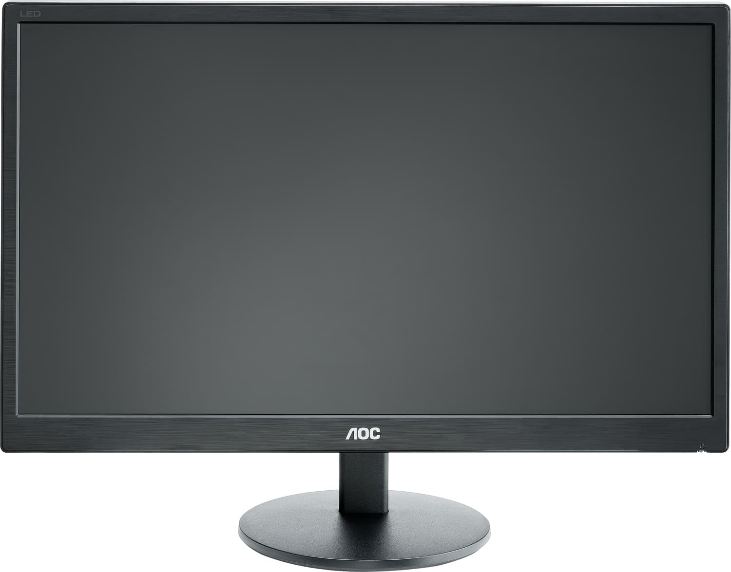 MONITOR AOC 23.6", home, office, TN, Full HD (1920 x 1080), Wide, 250 cd/mp, 1 ms, VGA, DVI, HDMI, "E2470SWH" — miniatură