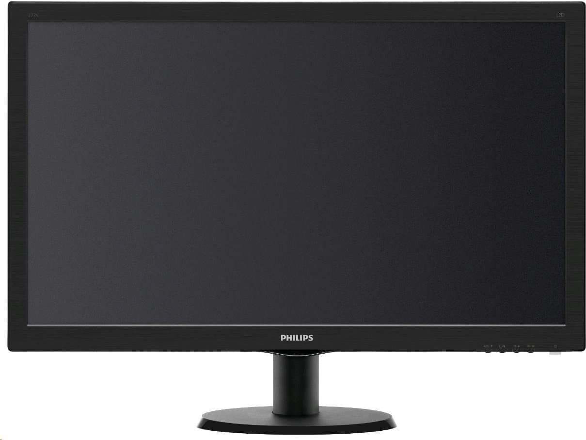 MONITOR PHILIPS 27", home, office, TN, Full HD (1920 x 1080), Wide, 300 cd/mp, 1 ms, VGA, HDMI, "273V5LHSB/00" — miniatură