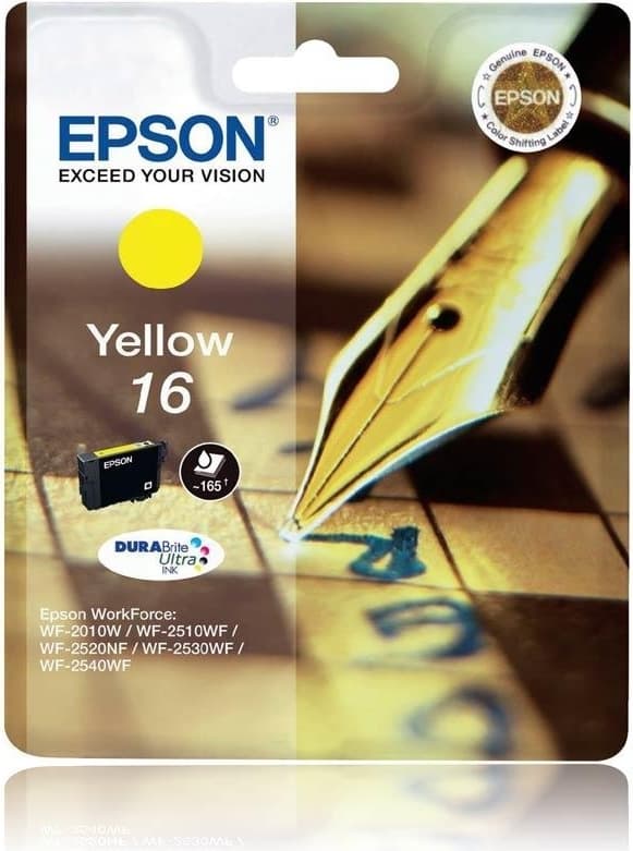 Cartus Cerneala Original Epson Yellow, T1624, pentru WF2540, "C13T16244010"