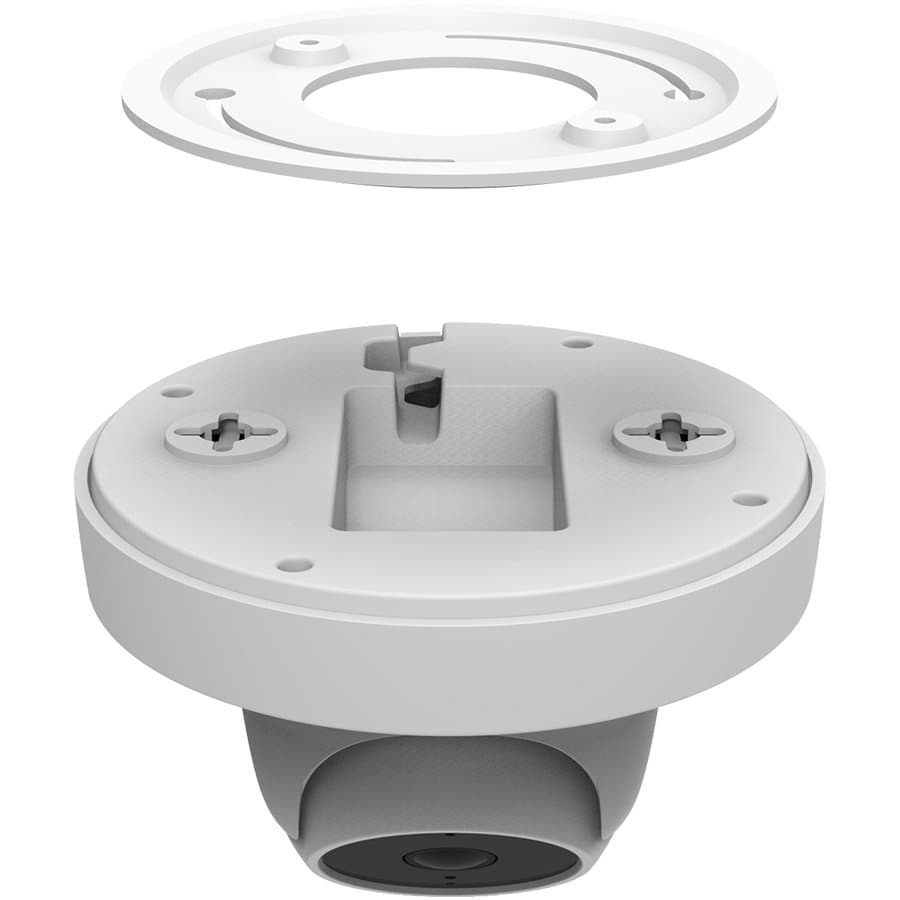 CAMERA IP. ENGENIUS, dome, pt. interior, dist. IR 20 m, tip lentila fixa 2.8 mm, 2 Mpx, cu fir, wi-fi, microfon, PoE, carcasa plastic, slot SD card, "EWS1025CAM" — miniatură