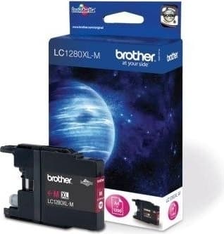 Cartus Cerneala Original Brother Magenta, LC1280XLM, pentru DCP-J525|J725|J925|MFC-J430|J5910|J625|J6510|J6910, 1.2K, "LC1280XLM"