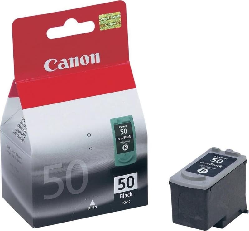 Cartus Cerneala Original Canon Black, PG-50, pentru JX200|JX210|JX500|JX510|IP2200|MP150|MP160|MP170|MP180|MP450|MP460|MX300|MX310, "BS0616B001AA"