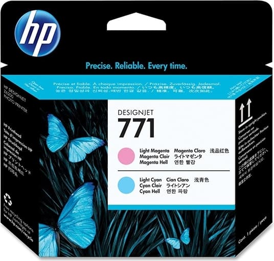 Cap Printare Original HP Light Magenta/Light Cyan, nr.771, pentru DesignJet Z6200, "CE019A"