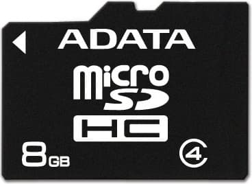 CARD MicroSD ADATA, 8 GB, MicroSDHC, clasa 4, standard UHS-I U1, "AUSDH8GCL4-R"