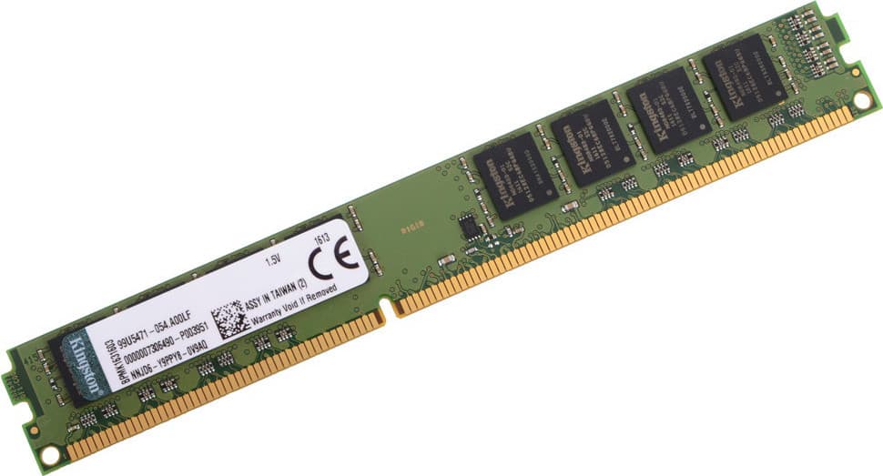 Memorie DDR Kingston DDR3 4 GB, frecventa 1600 MHz, 1 modul, "KVR16N11S8/4" — miniatură