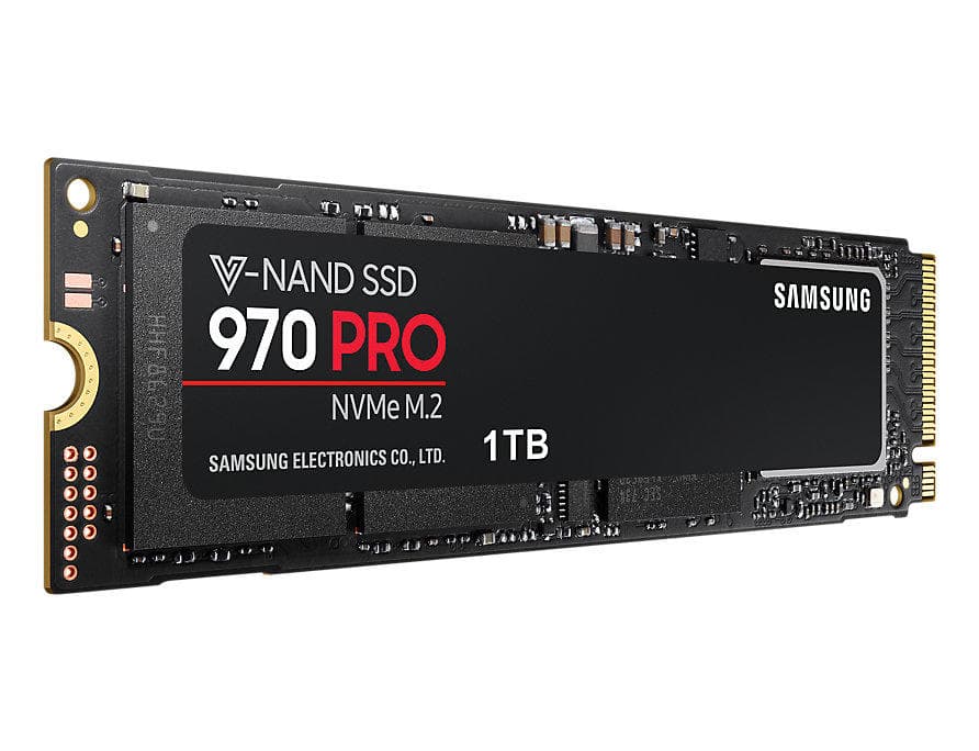SSD SAMSUNG, Gen3 x 4, 970 PRO, 1 TB, M.2, PCIe Gen3.0 x4, V-Nand 2bit MLC, R/W: 3500/2700 MB/s, "MZ-V7P1T0BW" — miniatură