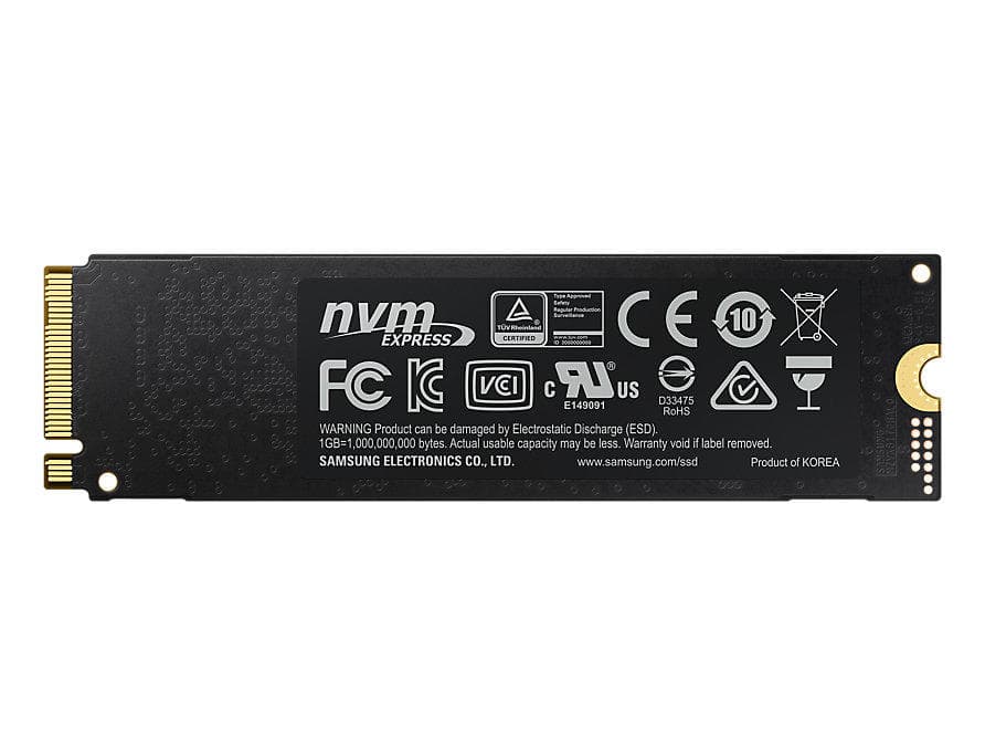 SSD SAMSUNG, Gen3 x 4, 970 PRO, 1 TB, M.2, PCIe Gen3.0 x4, V-Nand 2bit MLC, R/W: 3500/2700 MB/s, "MZ-V7P1T0BW" — miniatură