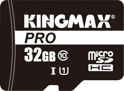 CARD MicroSD KINGMAX, 32 GB, MicroSDHC, clasa 10, standard UHS-I U1, "KM-PS04-32GB-PRO"