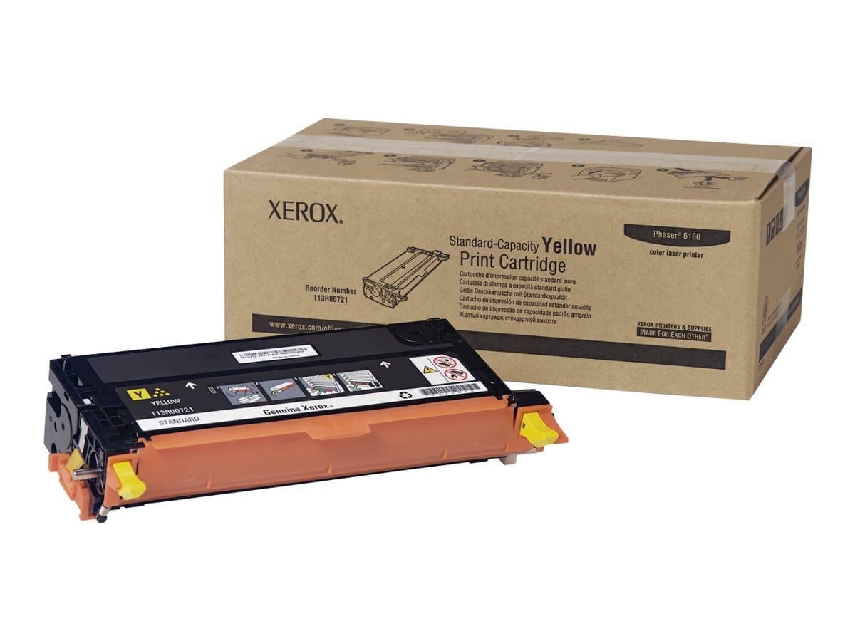 Toner Original Xerox Yellow, 113R00721, pentru Ph 6180, 2K, "113R00721"