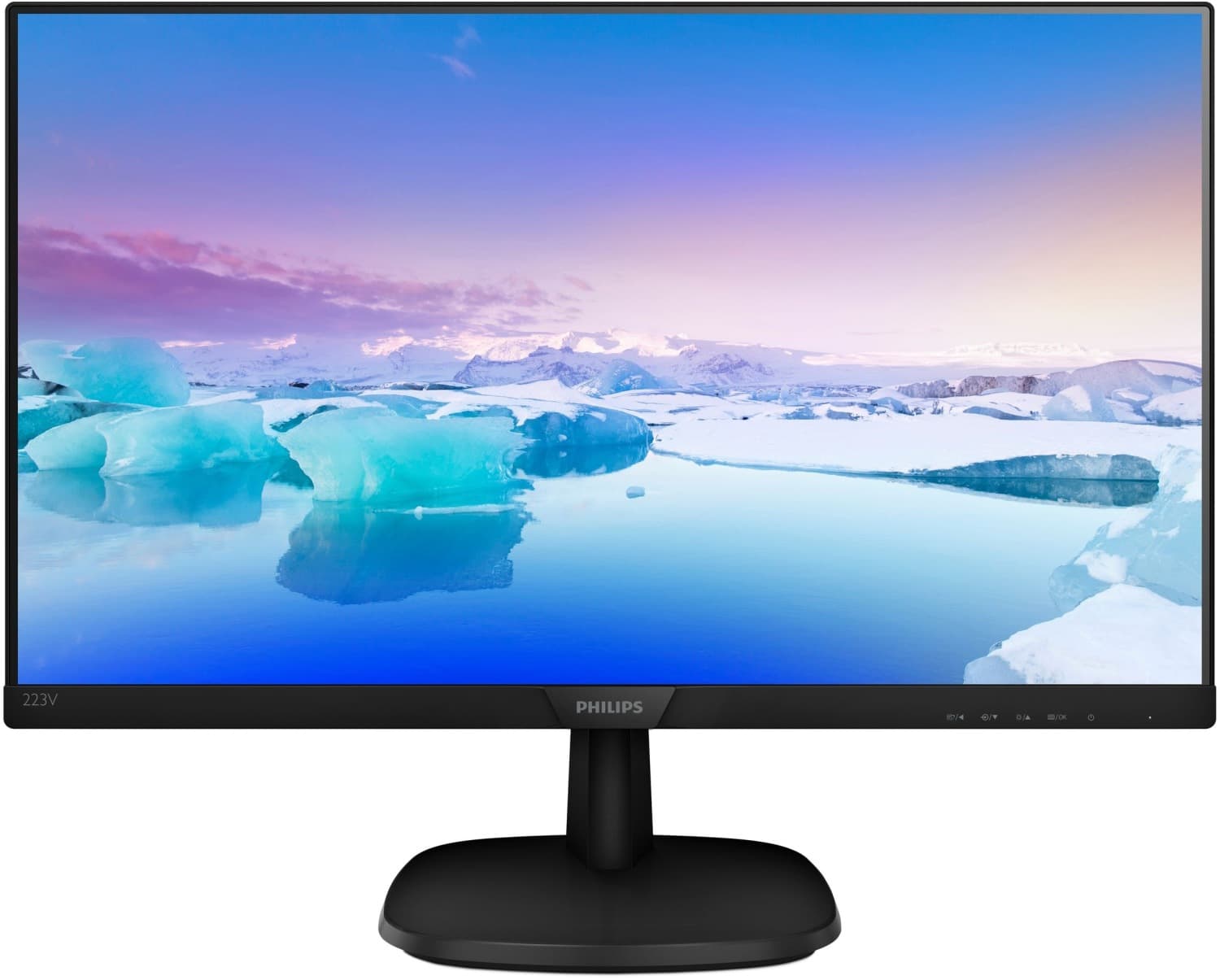 MONITOR PHILIPS 21.5", home, office, IPS, Full HD (1920 x 1080), Wide, 250 cd/mp, 5 ms, VGA, DVI, HDMI, "223V7QDSB/00"