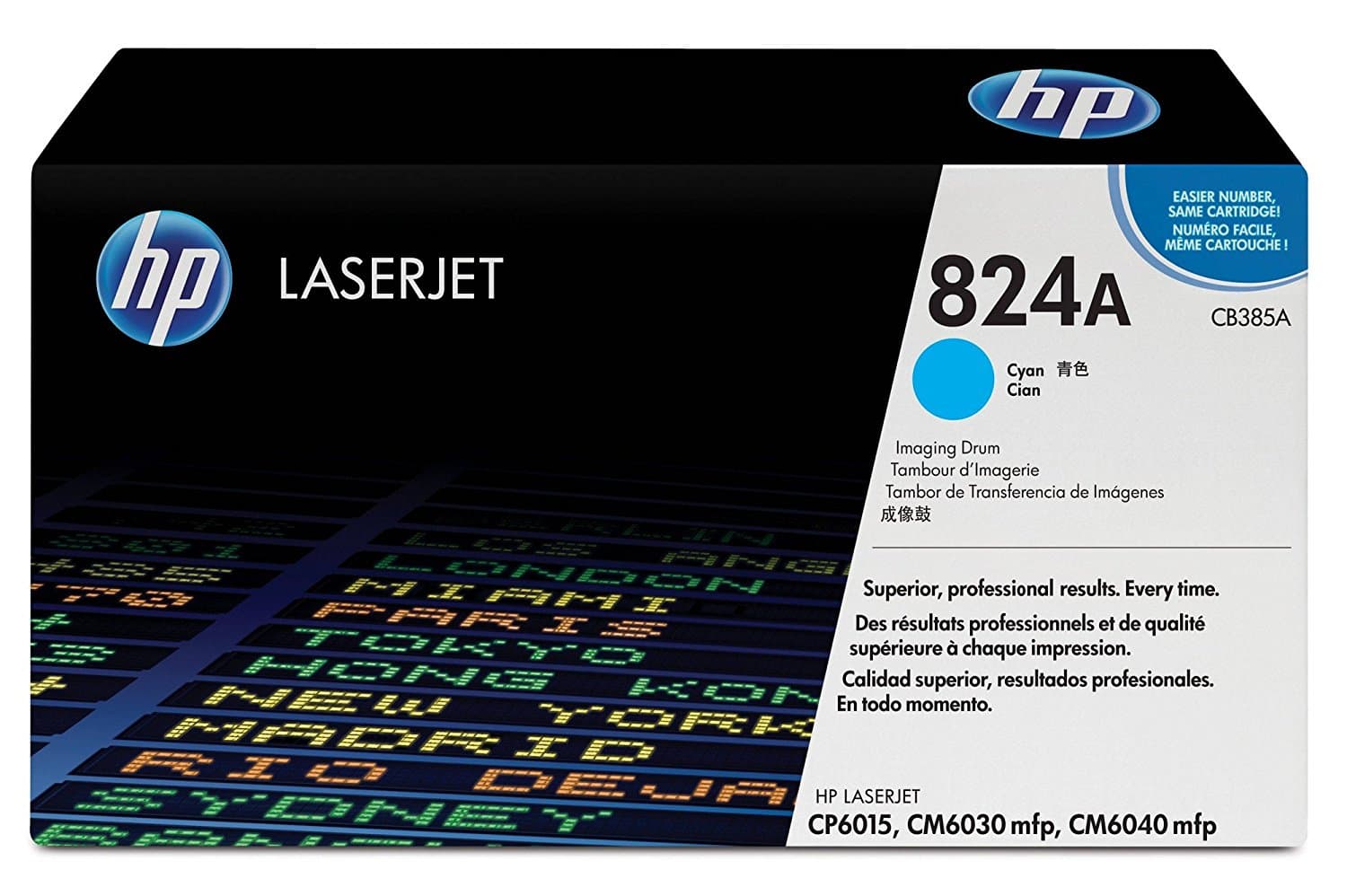 Drum Unit Original HP Cyan, nr.824A, pentru Color LaserJet CM6030|CM6040|CP6015, 35K, "CB385A"