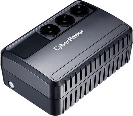 UPS CYBER POWER Line Int. fara management, 650VA/ 360W, AVR, 3 x socket Schuko, indicatie status cu LED, 1 x baterie 12V/5Ah, Backup: 21-35 min, incarcare pana la 8h "BU650E"