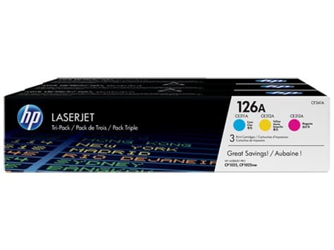 Combo-Pack Original HP CMY, nr.126A, pentru LaserJet Pro 100 M175|CP1025|M275, 3x1K, "CF341A"