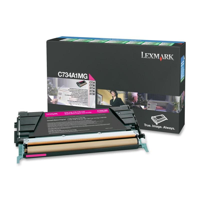 Toner Original Lexmark Magenta, C734A1MG, pentru C734|C736|X734|X736|X738, 6K, "C734A1MG"