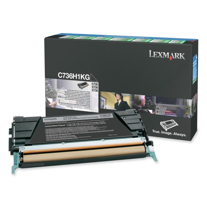 Toner Original Lexmark Black, C736H1KG, pentru C736|X736|X738, 12K, "C736H1KG"