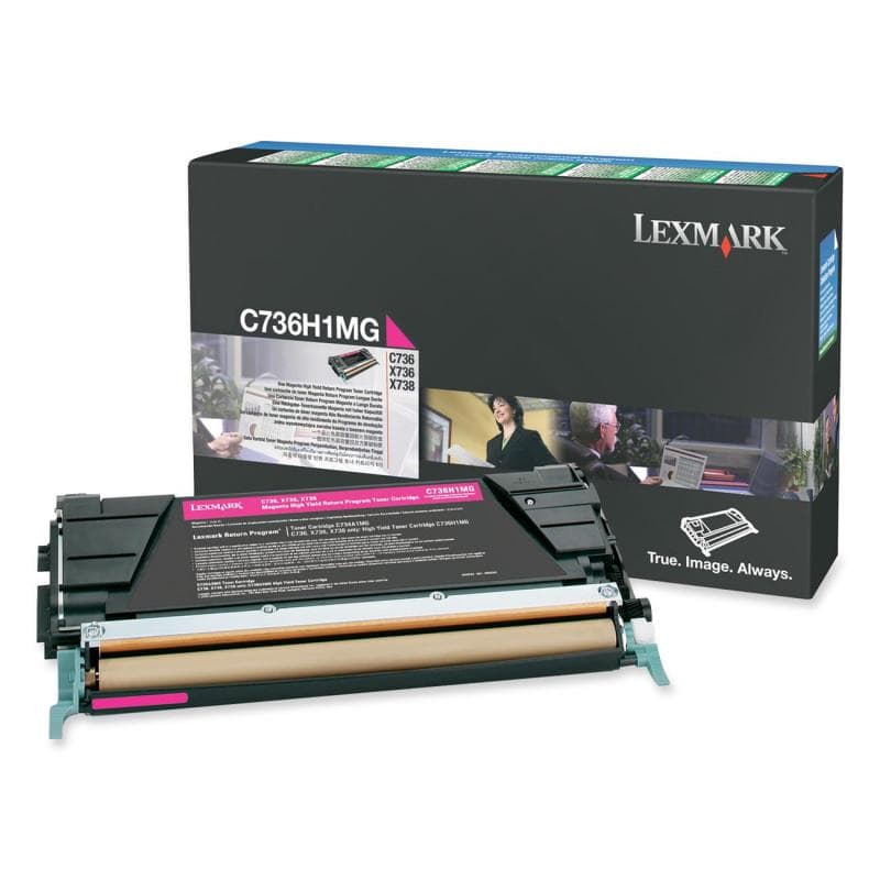 Toner Original Lexmark Magenta, C736H1MG, pentru C736|X736|X738, 1K, "C736H1MG"