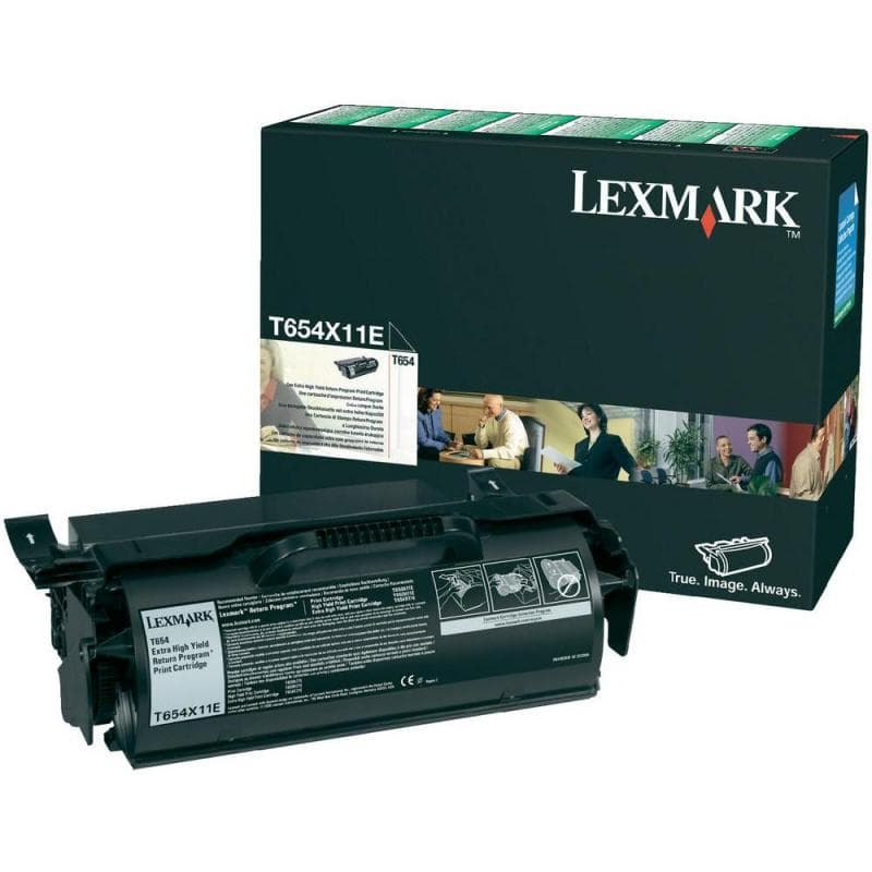 Toner Original Lexmark Black, T654X11E, pentru T650|T652|T654|T656, 36K, "T654X11E"