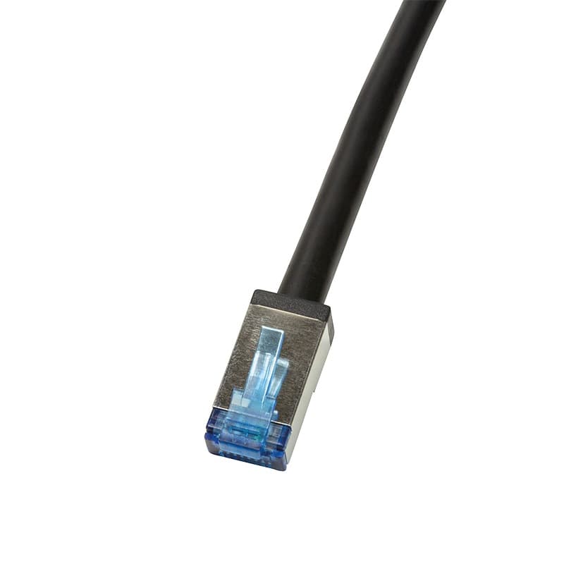 PATCH CORD S/FTP LOGILINK Cat6a, cupru, 20 m, negru, AWG26, dublu ecranat, outdoor, "CQ7113S"