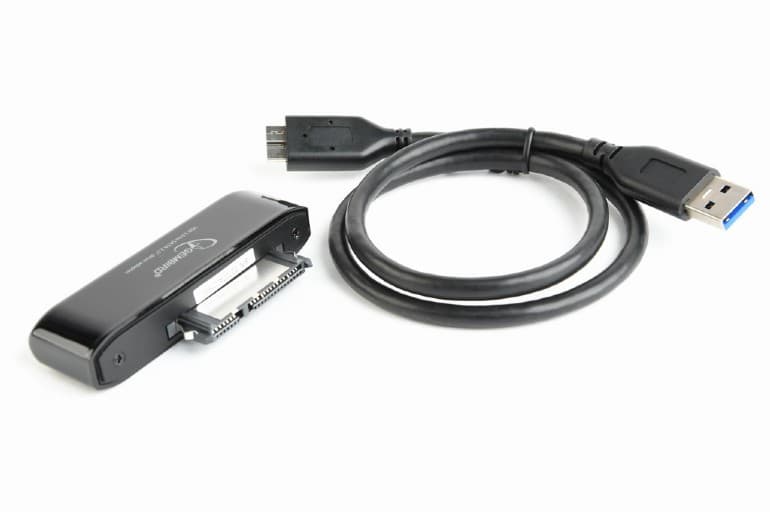 CABLU USB GEMBIRD adaptor, USB 3.0 (T) la S-ATA (T), 30cm, adaptor USB la HDD S-ATA 2.5", negru, "AUS3-02" — miniatură