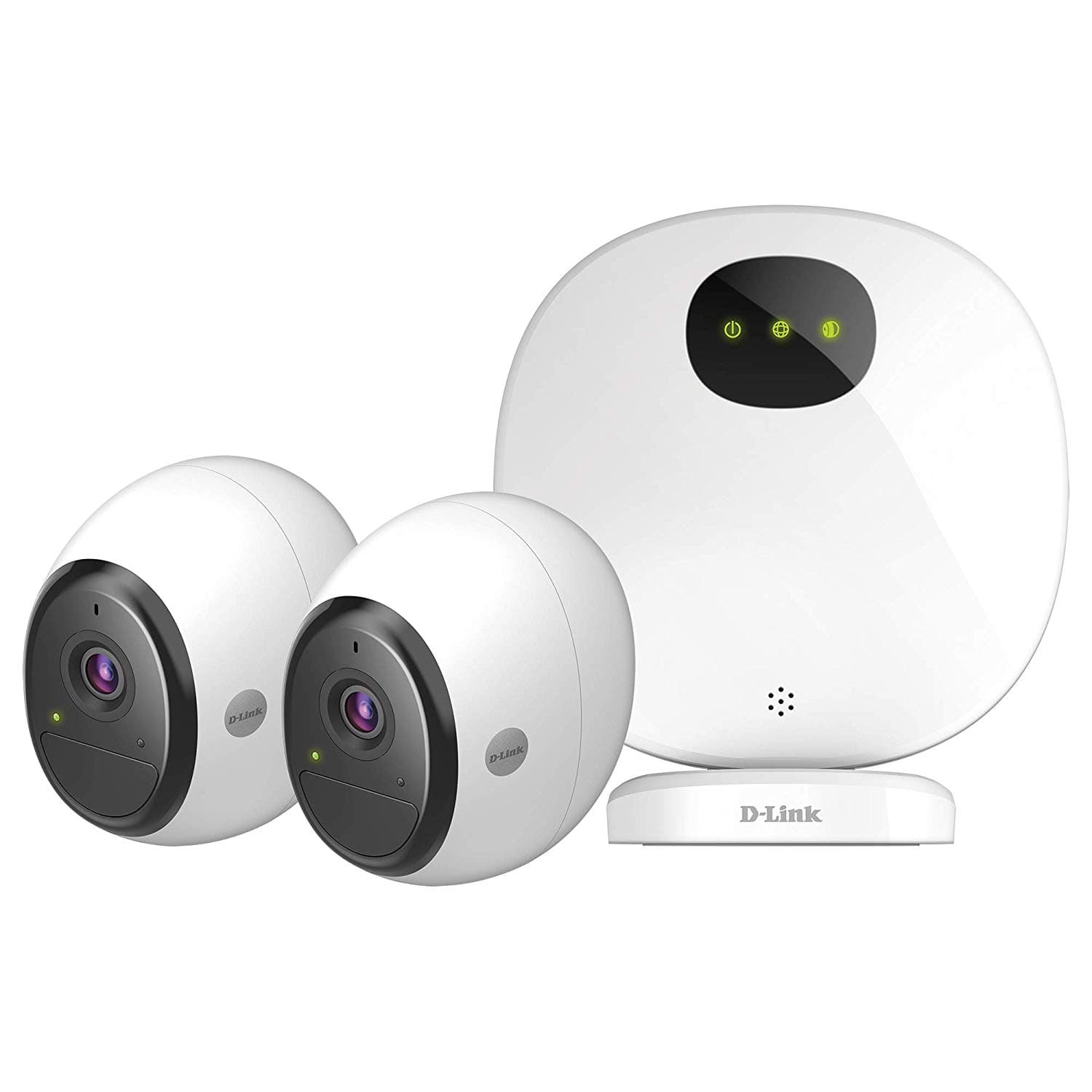 KIT CAMERA IP D-Link, 2 x camera DCS-2802 + 1 x HUB, cube, pt. ext, dist. IR 7.5 m, tip lentila fixa 1.9 mm, 2Mpx, wi-fi, mic, carcasa metal, slot SD card da, "DCS-2802KT"