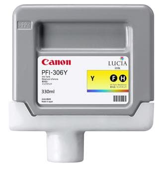 Cartus Cerneala Original Canon Black, PFI-306Y, pentru IPF 8300|8300S|8400|8400S|8400SE|9400|9400S,NOPP, "CF6660B001AA"