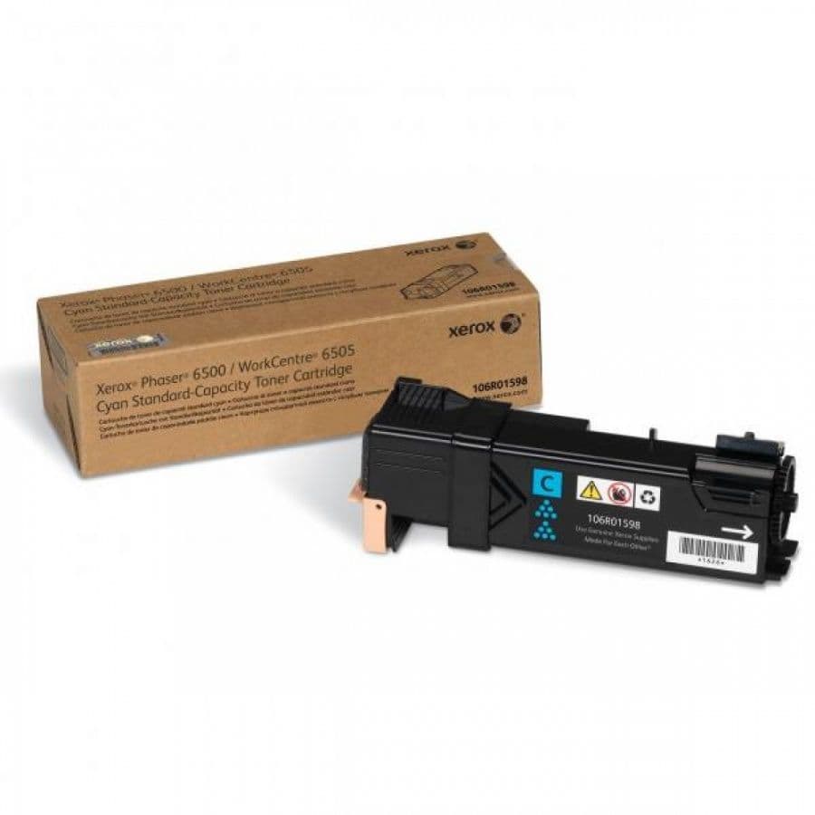 Toner Original Xerox Cyan, 106R01598, pentru Ph 6500|WC 6505, 1K, "106R01598"