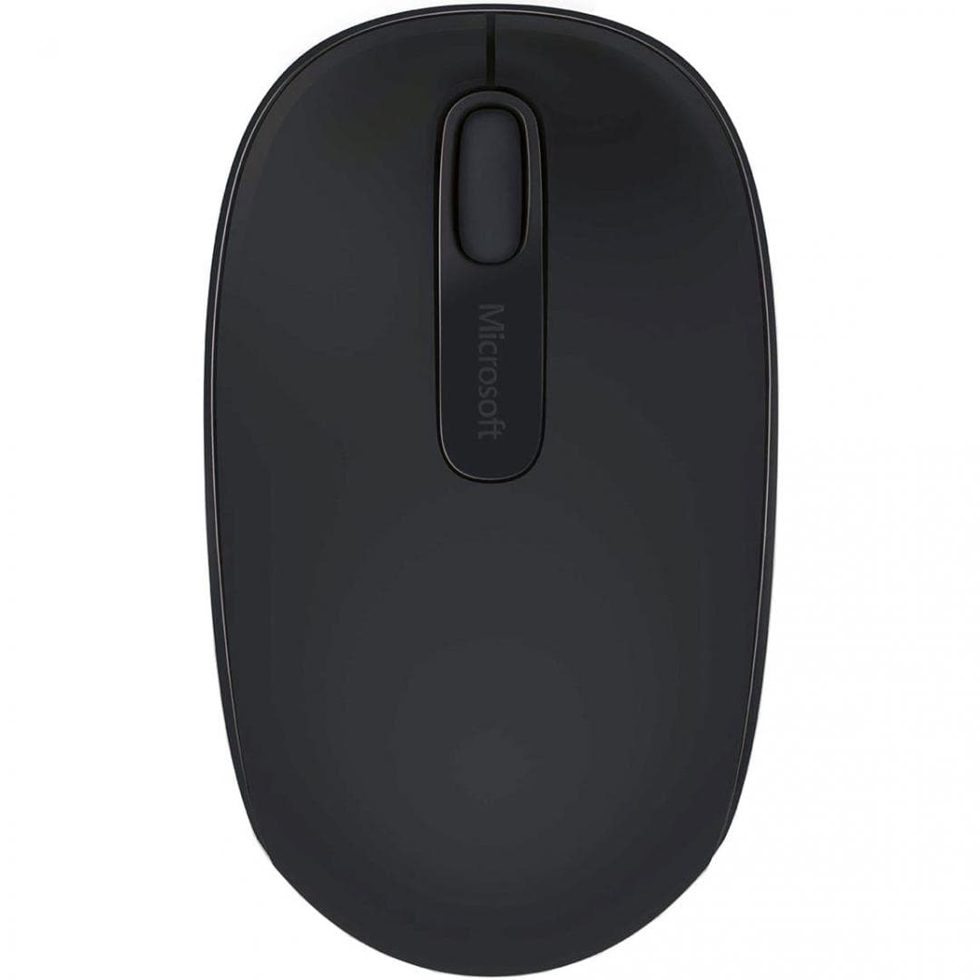 MOUSE MICROSOFT, "Mobile 1850", PC sau NB, wireless, 2.4GHz, optic, 800 dpi, butoane/scroll 3/1, negru, "7MM-00002" — miniatură