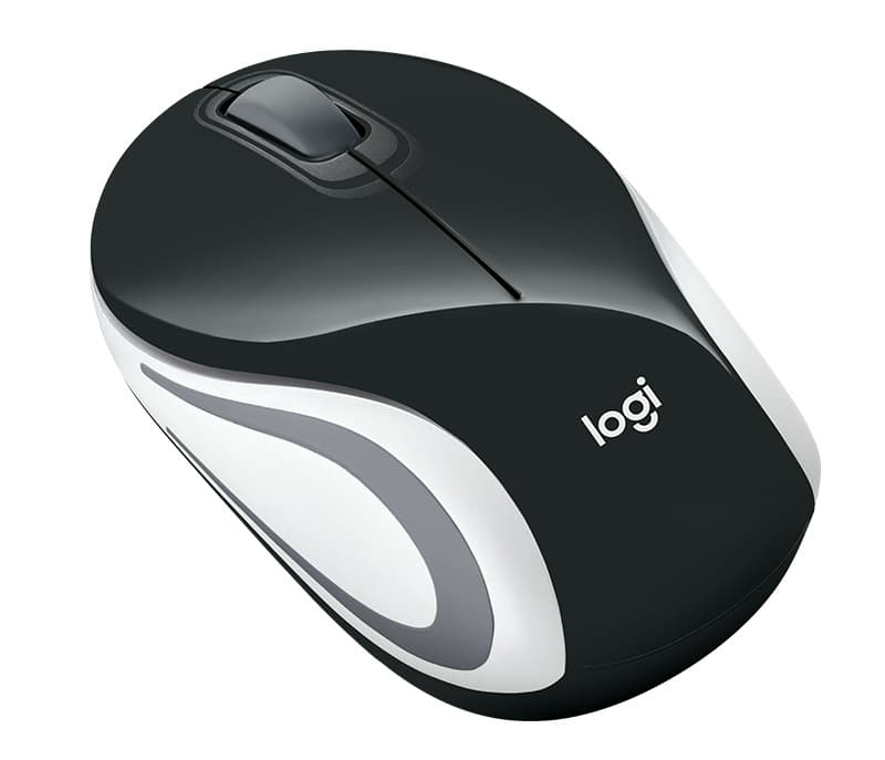 MOUSE LOGITECH, "M187", PC sau NB, wireless, 2.4GHz, optic, 1000 dpi, butoane/scroll 3/1, negru, "910-002731" — miniatură