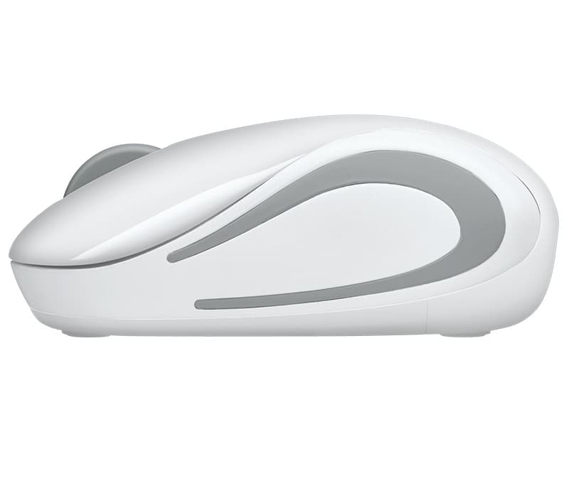 MOUSE LOGITECH, "M187", PC sau NB, wireless, 2.4GHz, optic, 1000 dpi, butoane/scroll 3/1, alb, "910-002735" — miniatură