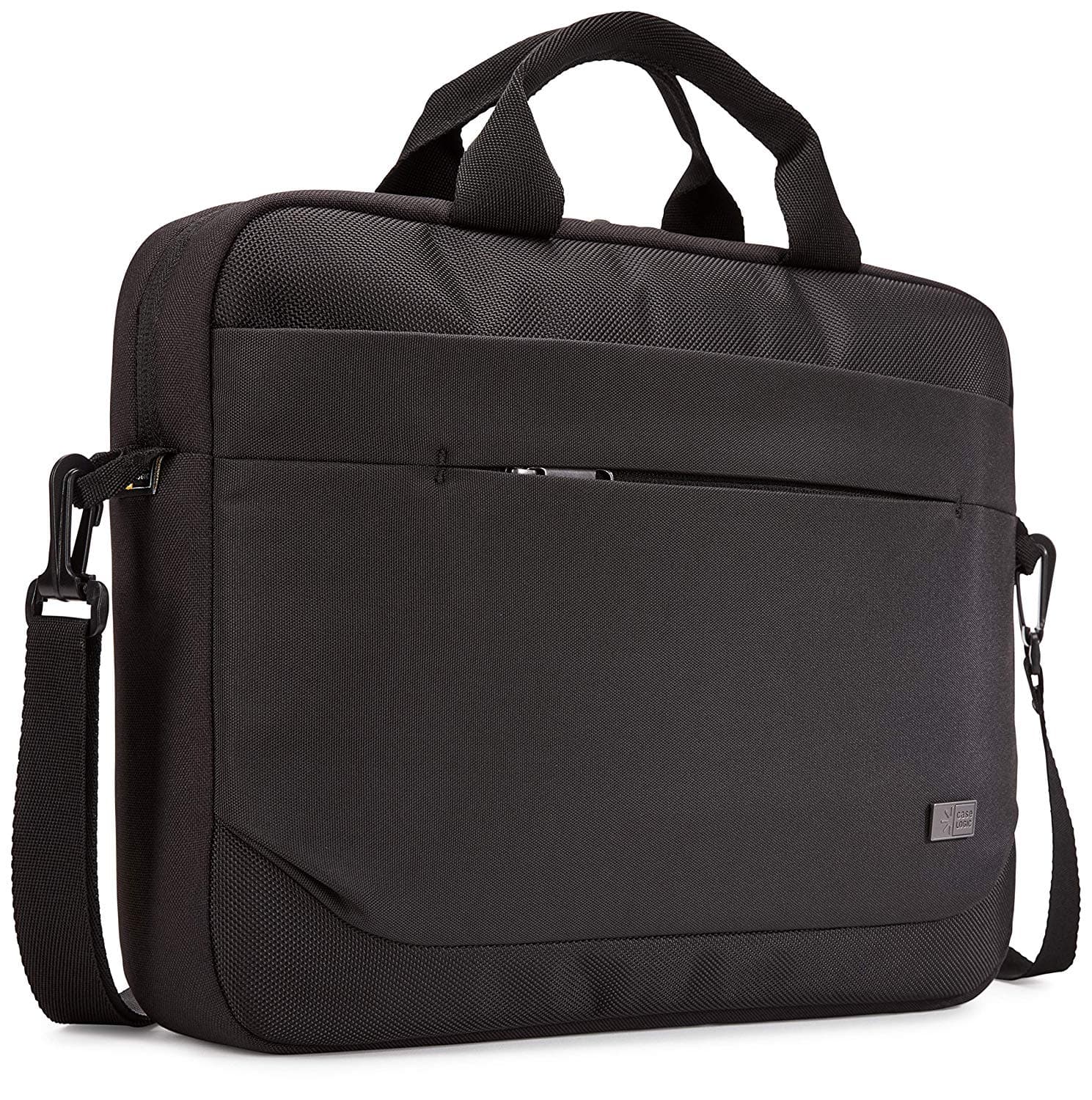 GEANTA CASE LOGIC, pt. notebook de max. 14 inch, 1 compartiment, buzunar frontal x 2, waterproof, poliester, negru, "ADVA-114 BLACK"/3203986