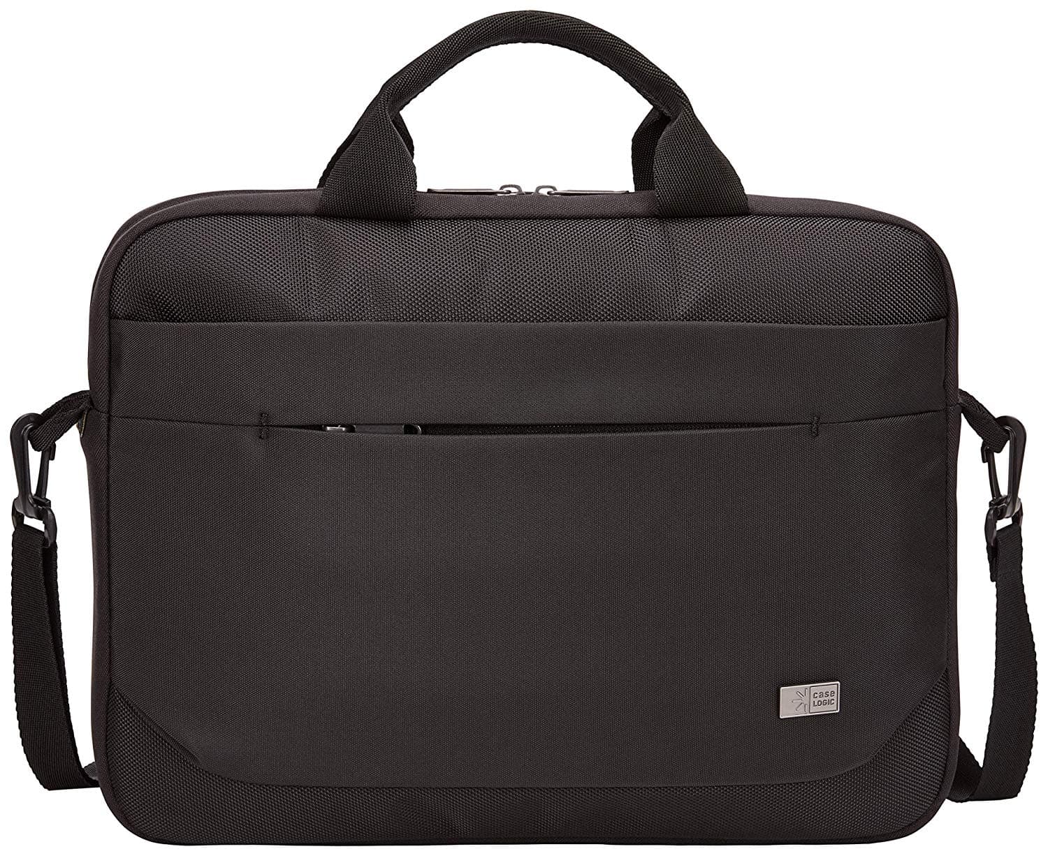 GEANTA CASE LOGIC, pt. notebook de max. 14 inch, 1 compartiment, buzunar frontal x 2, waterproof, poliester, negru, "ADVA-114 BLACK"/3203986 — miniatură