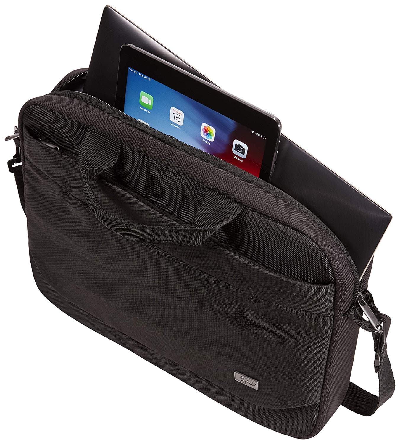 GEANTA CASE LOGIC, pt. notebook de max. 14 inch, 1 compartiment, buzunar frontal x 2, waterproof, poliester, negru, "ADVA-114 BLACK"/3203986 — miniatură