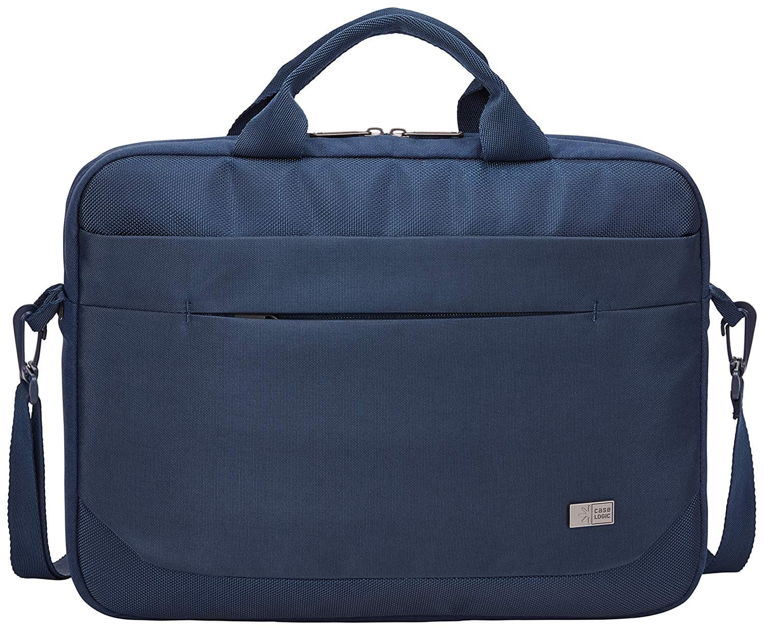 GEANTA CASE LOGIC, pt. notebook de max. 14 inch, 1 compartiment, buzunar frontal x 2, waterproof, poliester, albastru, "ADVA-114 DARK BLUE"/3203987 — miniatură
