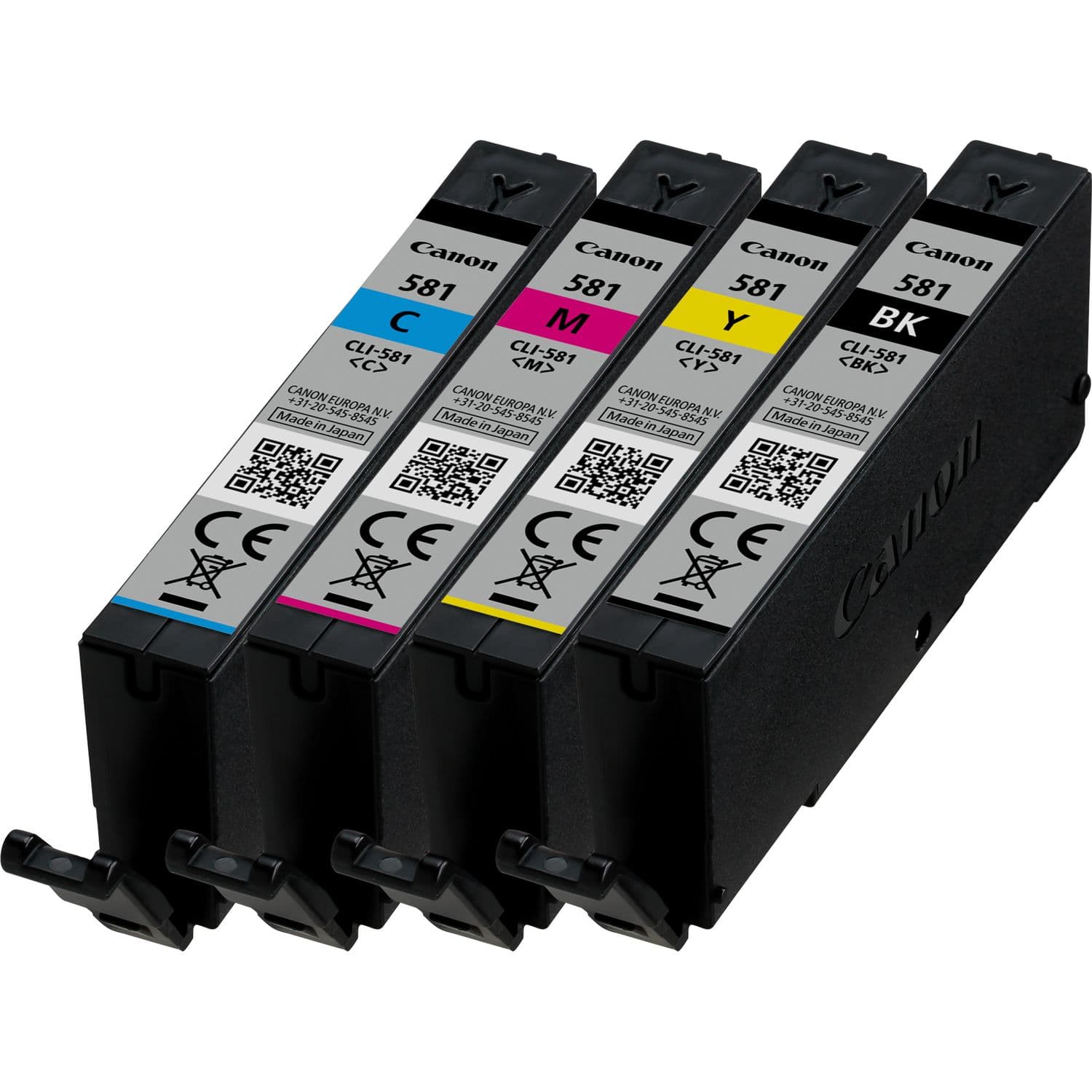 Combo-Pack Original Canon CMYK, CLI-581C/M/Y/BK, pentru Pixma TR7550|TR8550|TS6150|TS6250|TS705|TS8150|TS8250|TS9150|TS9155|TS9550, "2103C004AA"