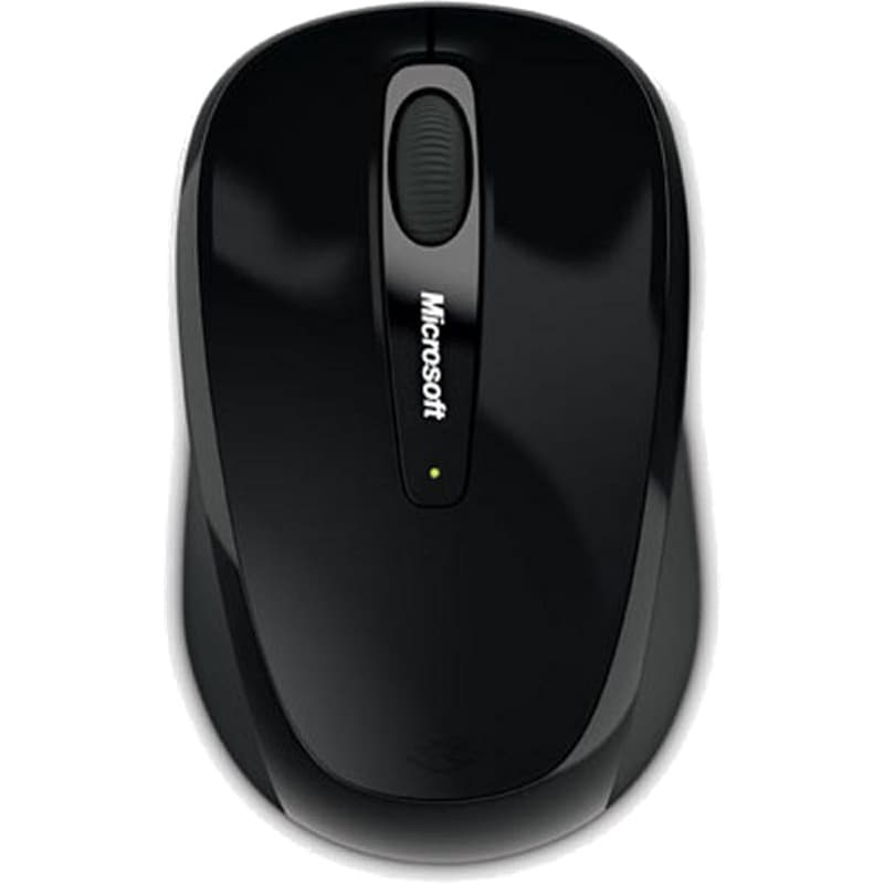 MOUSE MICROSOFT, "Mobile 3500", PC sau NB, wireless, 2.4GHz, optic, 1000 dpi, butoane/scroll 3/1, negru, "GMF-00042"