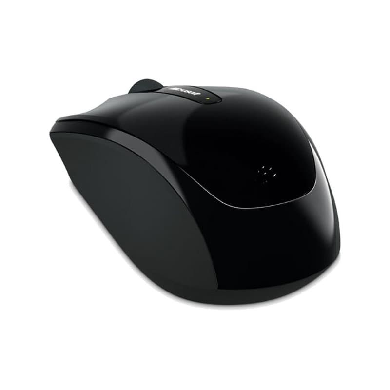 MOUSE MICROSOFT, "Mobile 3500", PC sau NB, wireless, 2.4GHz, optic, 1000 dpi, butoane/scroll 3/1, negru, "GMF-00042" — miniatură