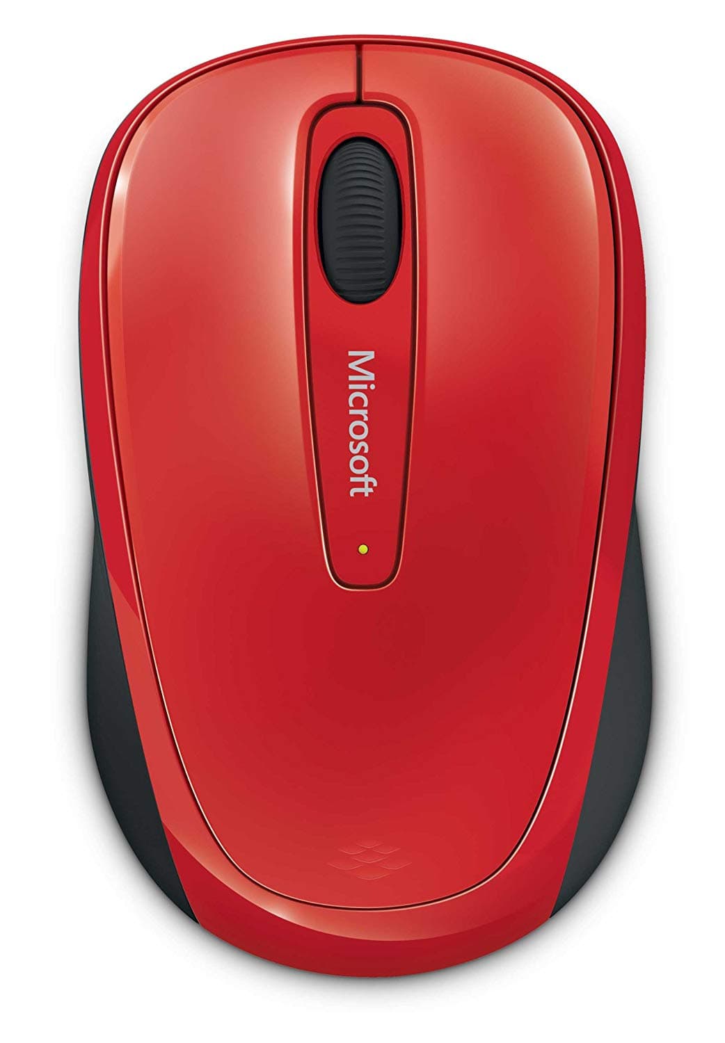MOUSE MICROSOFT, "Mobile 3500", PC sau NB, wireless, 2.4GHz, optic, 1000 dpi, butoane/scroll 3/1, rosu, "GMF-00195"