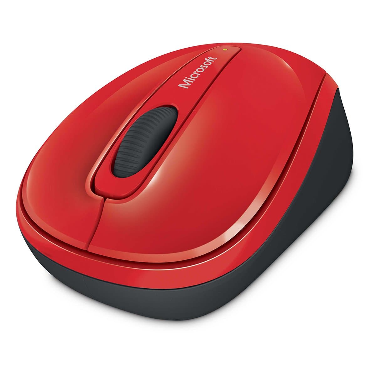 MOUSE MICROSOFT, "Mobile 3500", PC sau NB, wireless, 2.4GHz, optic, 1000 dpi, butoane/scroll 3/1, rosu, "GMF-00195" — miniatură
